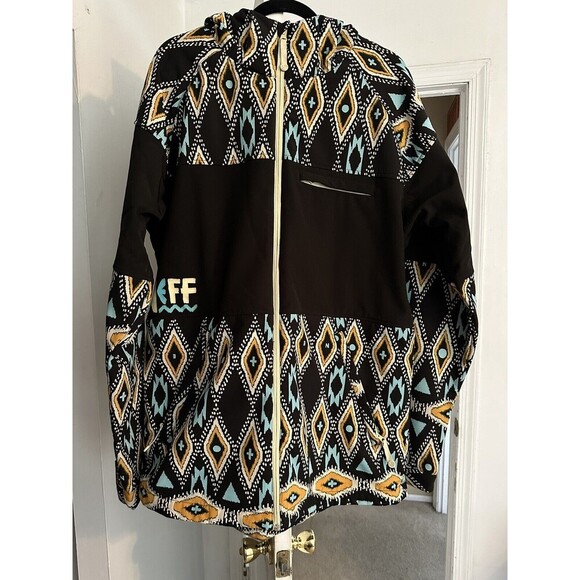 Neff Mens Tribal Softshell Jacket Extra Large Black - Picture 1 of 10